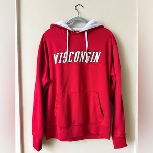 Wisconsin Badgers Hoodie XL – Stadium Athletics – Red Pullover – Licensed NCAA